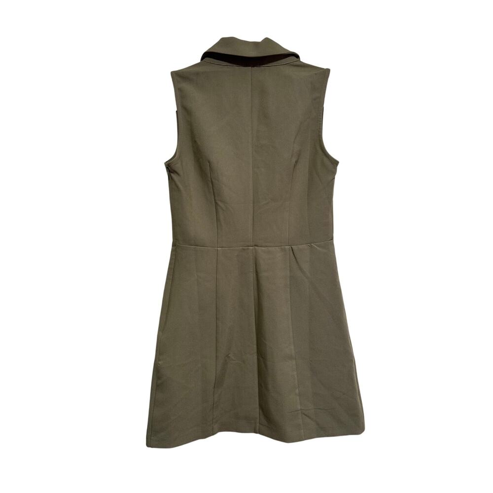 mi ami Sleeveless Blazer Dress in Sage S - Picture 8 of 8